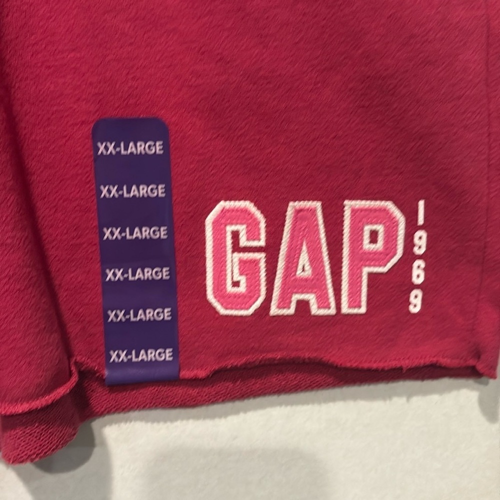 GAP - Women's Logo Short.  Athletic wear Sweat shorts. Pink, Size XXL. NWT, New. - Picture 3 of 15
